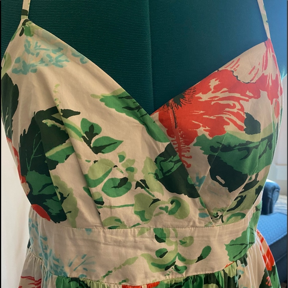 Tommy Hilfiger flowered maxi tank dress